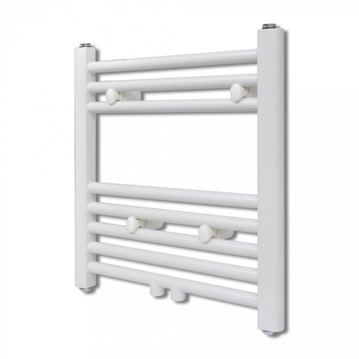 Radiator port-prosop &icirc;ncălzire centrală baie, drept, 480x480 mm