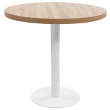Cumpara ieftin Masa de bistro, maro deschis, 80 cm, MDF