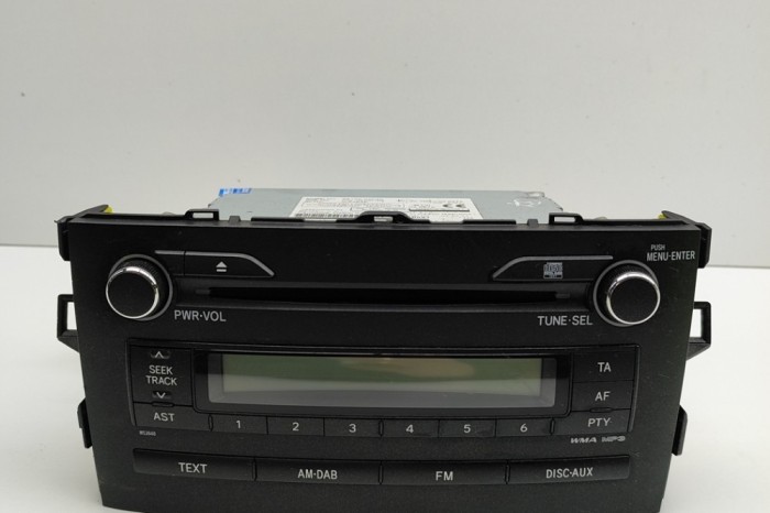 Unitate radio CD navigație TOYOTA AURIS _E15_ 2006 OEM: 86120-02F50,CQ-JS70F0G 30309162