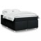 vidaXL Pat box spring cu saltea, negru, 140x190 cm, textil 3285132