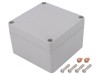 Carcasă Universală Aluminiu Gri IP68 120x122x81mm