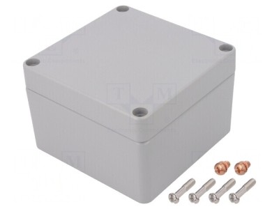 Carcasă Universală Aluminiu Gri IP68 120x122x81mm foto