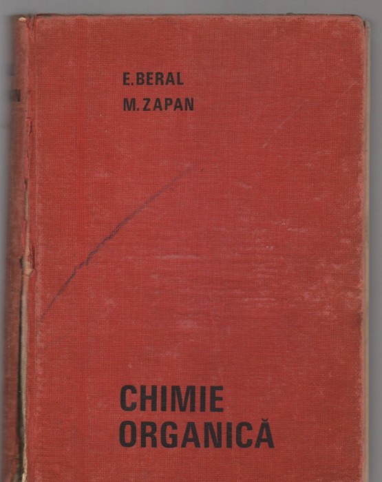 C8319 CHIMIE ORGANICA DE E. BERAL SI M. ZAPAN