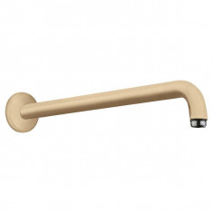 Brat de dus cu prindere pe perete, Hansgrohe, bronz periat