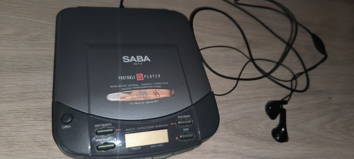 DISCMAN SABA CD-P 5 functional COMPACT DISC PORTABIL