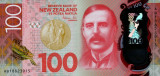 Bancnota Noua Zeelanda 100 Dolari 2018 - P195 UNC ( polimer )
