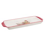 Platou ceramica Craciun 40x15x3.2 cm