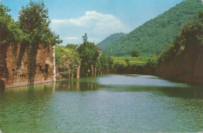 *Romania, Dunarea la Ada-Kaleh, c.p.i. circulata, 1967 foto