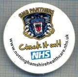 AX 639 INSIGNA- GMB PANTHERS -PANTERELE DIN NOTTINGHAM -CLUB BRITANIC DE HOCHEI