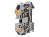 Terminator &icirc;mbinare șine 0,5-25mm&sup2; 1x2 gri push-in