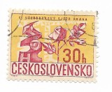 Cehoslovacia - Al 6-lea Congres al Sindicatelor, Praga, 1967 - obliterat