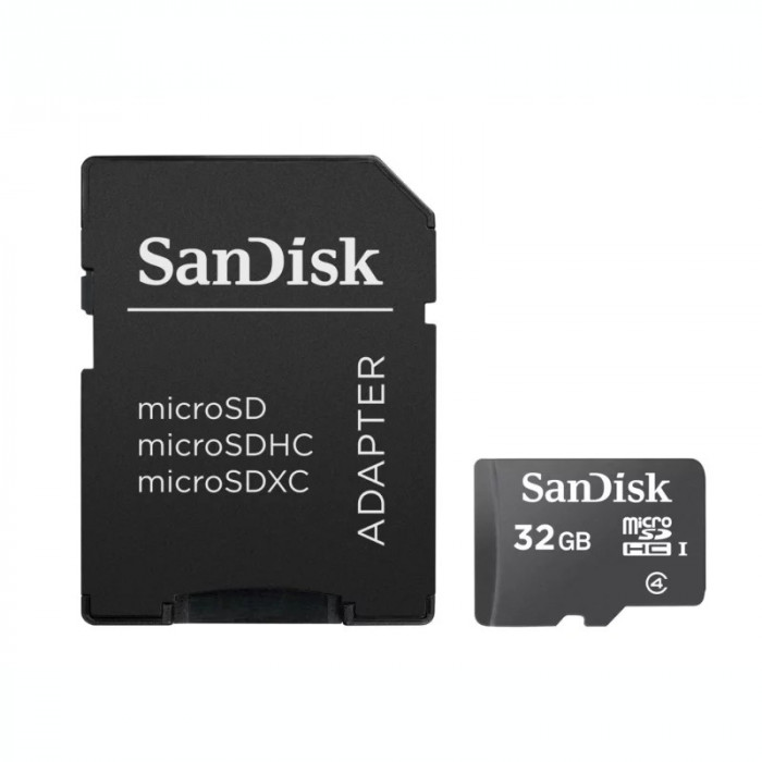 Card MicroSD SANDISK 32 GB microSDHC clasa 4 SDSDQM-032G-B35A
