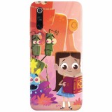 Husa silicon pentru Xiaomi Mi 9, Children Kids Robots Illustration Colorful K