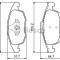 Set placute frana,frana disc CITROEN BERLINGO platou / sasiu (B9) (2008 - 2016) BOSCH 0 986 494 235
