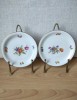 Lot de 2 farfurioare model floral, Rosenthal