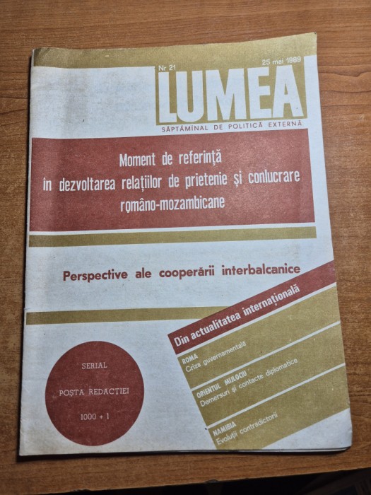 revista lumea 25 mai 1989