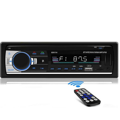 Player Auto 12V Bluetooth, Telefon, incarcare mobil, Radio, MP3, AUX, Card MicroSD, Telecomanda , 4x60W foto