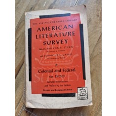 Milton R., Gross Seymour L. - American Literature Survey. Colonial and Federal to 1800