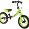 Bicicleta fara pedale, 12 inch, cadru rotativ 180 grade, verde