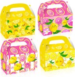 Set de 12 cutii pentru prajituri JeVenis, carton, multicolor, 16 x 9,5 x 9,5 cm