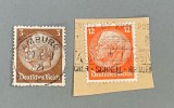 Germania Imperiul German 1905 Germania 5pf Verde Margine de Coală Decupaj Ștampilat Schmalkalden - OREF1