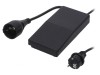 Comutator de Picior Negru DPST-NO 6A/250VAC