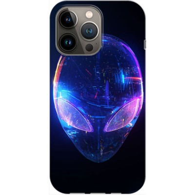 Husa compatibila cu Apple iPhone 14 Plus model Cyber Alien, Silicon, TPU, Viceversa foto