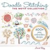 Doodle Stitching: 400+ Motive Broderie +CD. Carte Engleza. Design Simplu: Flori, Animale, Alfabet. Proiecte Decor &amp; Accesorii