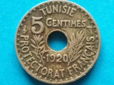 TUNISIA-5 CENTIMES 1920
