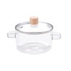 Cratita sticla borosilicata cu capac Q8737 67 20cm 3.2L CNN44373 TCL