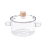Cratita sticla borosilicata cu capac Q8737 67 20cm 3.2L CNN44373 TCL
