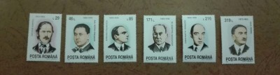 TIMBRE ROMANIA MNH 1993/L.P.1325 ANIVERSARI COMEMORARI SERIE SIMPLA foto