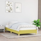 Cumpara ieftin Cadru de pat fără saltea, verde, 100x200 cm, textil