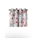 Set 2 draperii decorative, ConceptSeller cu model floral, 140x260 cm, Oem
