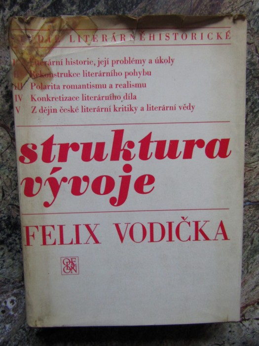 STRUKTURA VYVOJE Vodička Felix - IN LIMBA CEHA