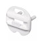 Protectii pentru prize Reer, cu cheie de deblocare, set 6 buc, albe