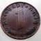 B.071 GERMANIA 1 REICHSPFENNIG 1938 B