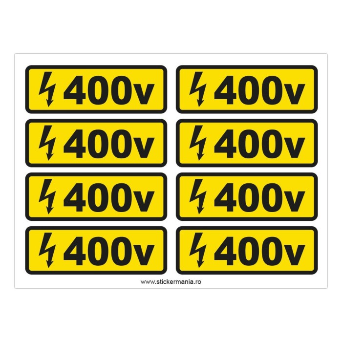 Indicator de avertizare 400V