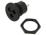 Conector Circular Soclu Mamă 3-PIN 3A