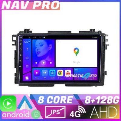 Navigatie Honda HR V 2013 2018 EDOTEC-LITE Android Ecran 720P Octa Core 8 128 Carplay CarStore Technology foto
