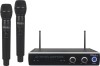 Microfon UHF DR20UHF-HH Dual 2 Canale, 2 Microfoane, Receptor UHF, Iesire XLR/Jack, Raza 60m