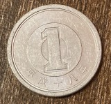 C50 - Moneda foarte veche - Japonia - 1 yen - era Showa an 62 - 1987