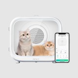 Uscator Smart PETKIT AirSalon Max pentru animale de companie, Capacitate 60L, Ecran tactil, Bluetooth, Putere 900W