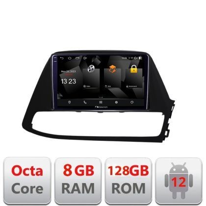 Navigatie Hyundai I30 2018-2021 Android Octa Core Qualcomm 2K Qled 8+128 DTS DSP 360 4G Optical CarStore Technology