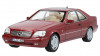 Macheta Oe Mercedes-Benz CL 600 1996 - 1998 C140 1:18 Rosu B66040651, Mercedes Benz