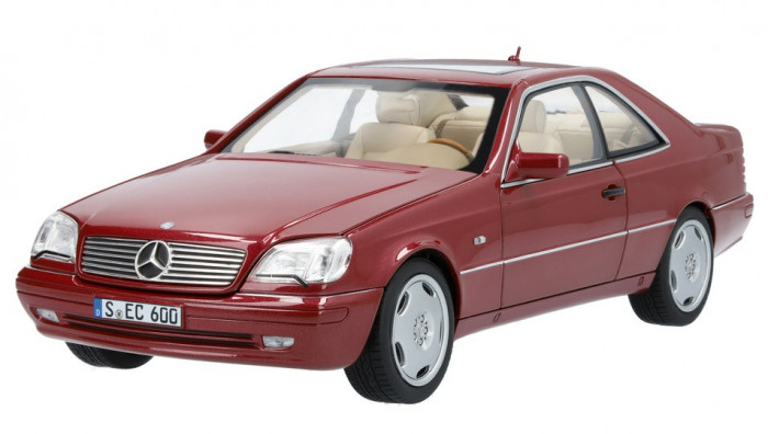 Macheta Oe Mercedes-Benz CL 600 1996 - 1998 C140 1:18 Rosu B66040651