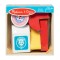 Set de joaca alimente Lactate, din lemn, 5 piese, 2 ani+, MelissaDoug 95207