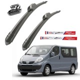 Cumpara ieftin Stergatoare Nissan Primastar Minibus FL (2006&ndash;2014) TeamCar&reg; Flat &ndash; Set fata