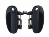 Maner usa exterior Chevrolet Aveo (T200), 2003-03.2006, Daewoo Kalos (Klas/T200), 2003-2006, negru/texturat, 96541631, Fata Stanga