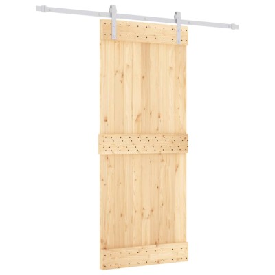Usa glisanta cu set de feronerie 85x210 cm, lemn masiv de pin foto